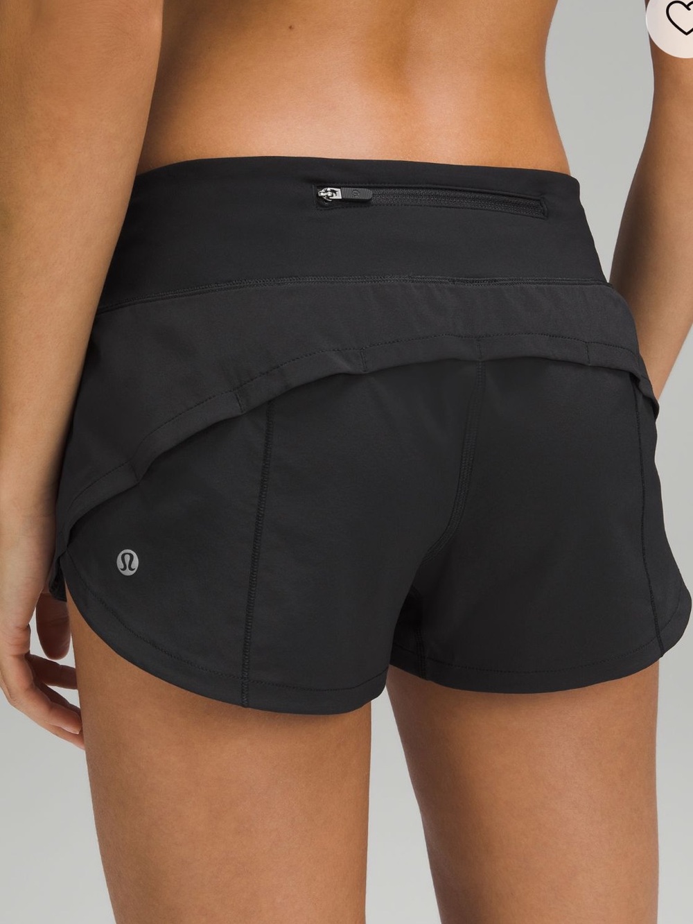 NWT Lululemon Speed Up Short 2.5” Lined 14 Black